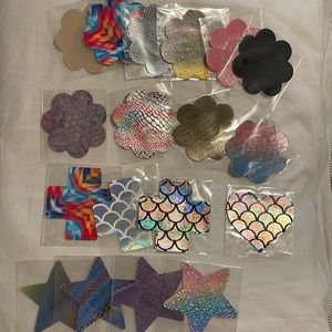 Sparkly colorful pasties collection!